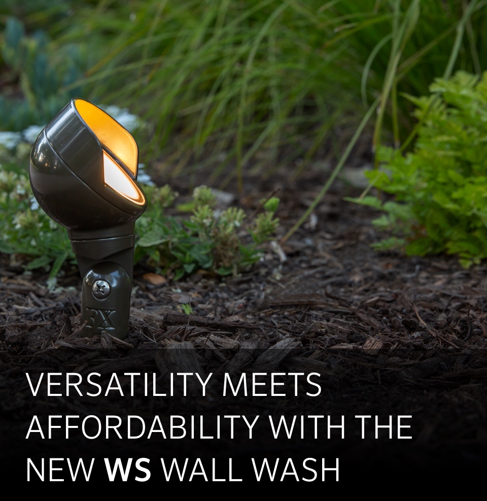 Fx Luminaire Landscape And Architectural Lighting Versatility Meets Affordability With The New Ws Wall Wash