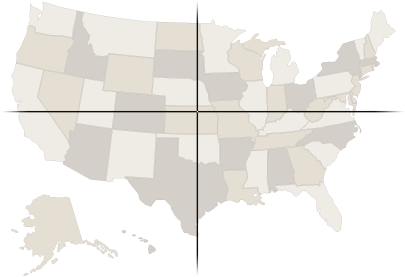 Map of The United States