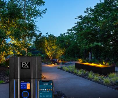 Fx Luminaire Led Landscape Lighting Enter The Next Chapter Of Digital Lighting Control With New Luxor Controller