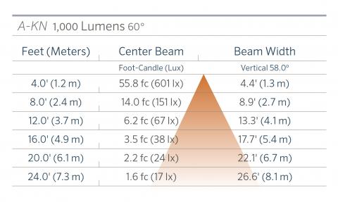 FX Luminaire A-KN Aluminum In-Grade Light Line Voltage 7 a kn 1000 60