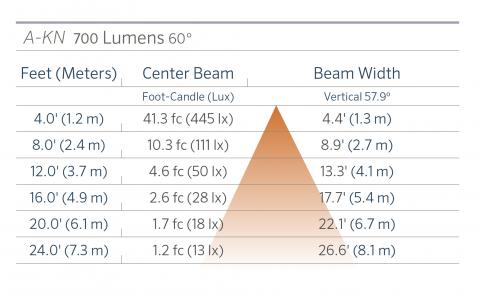 FX Luminaire A-KN Aluminum In-Grade Light Line Voltage 4 a kn 700 60