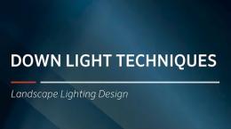 Down Light Techniques, Landscape Lighting Design