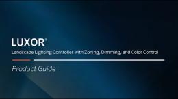 Luxor Landscape Lighting Controller with Zoning, Dimming, and Color Control