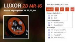 Luxor ZD MR-16 Product Guide