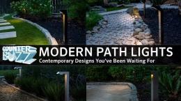 Modern Path Lights for Outdoor Landscape Lighting