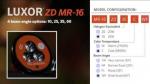 Guía de producto de la Luxor ZD MR-16